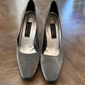 Stuart Weitzman Silver Heels for Women